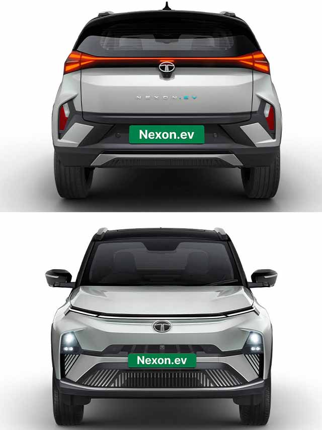 Tata-Nexon-EV-facelift-front-and-rear