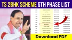 2BHK Scheme 5th Phase Sanction List