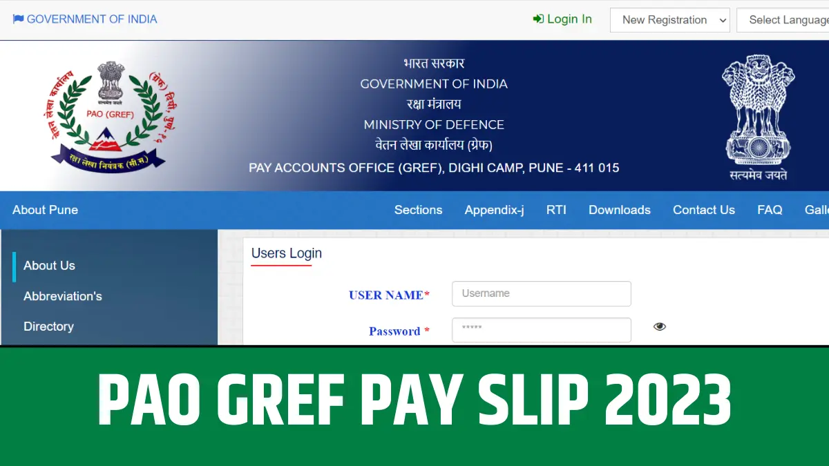 BRO PAO GREF Monthly Payslip Direct Link