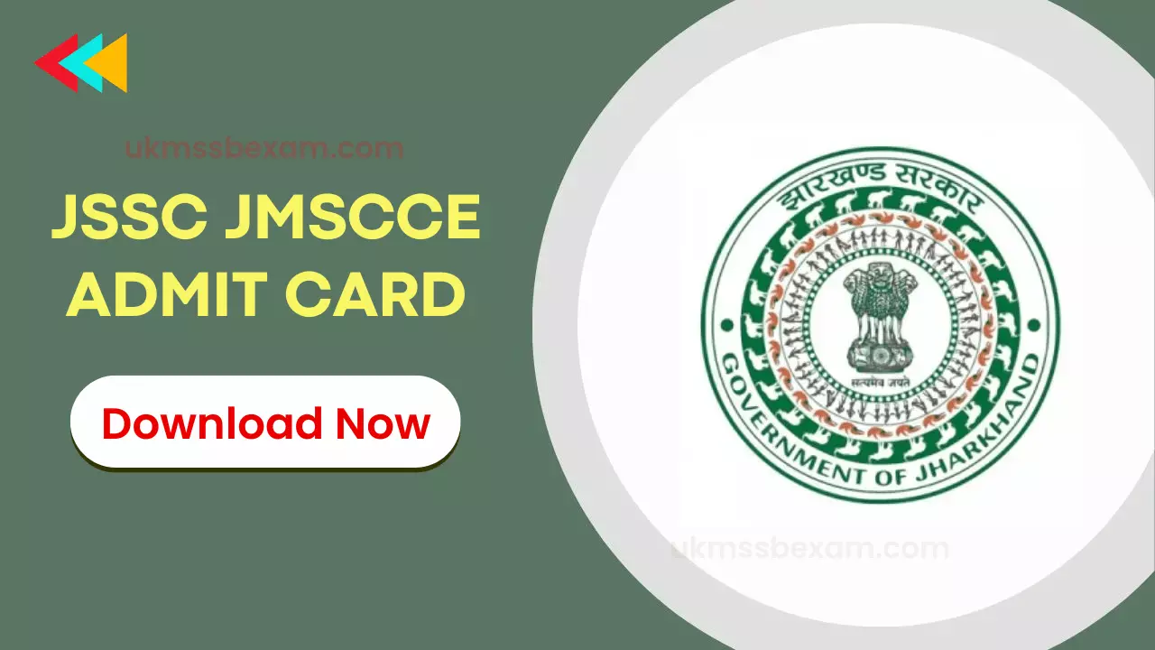 JSSC JMSCCE Admit Card download link