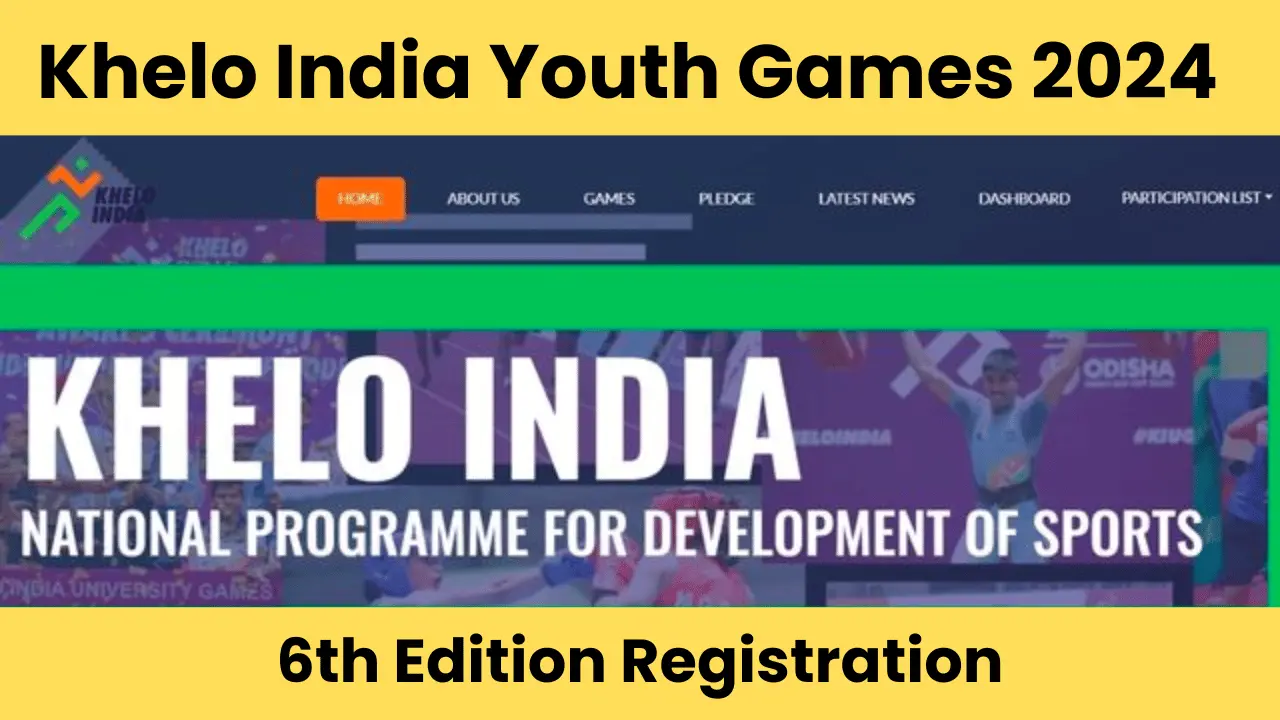 Khelo India Youth Games 6th Edition 2024 Registration kheloindia.gov