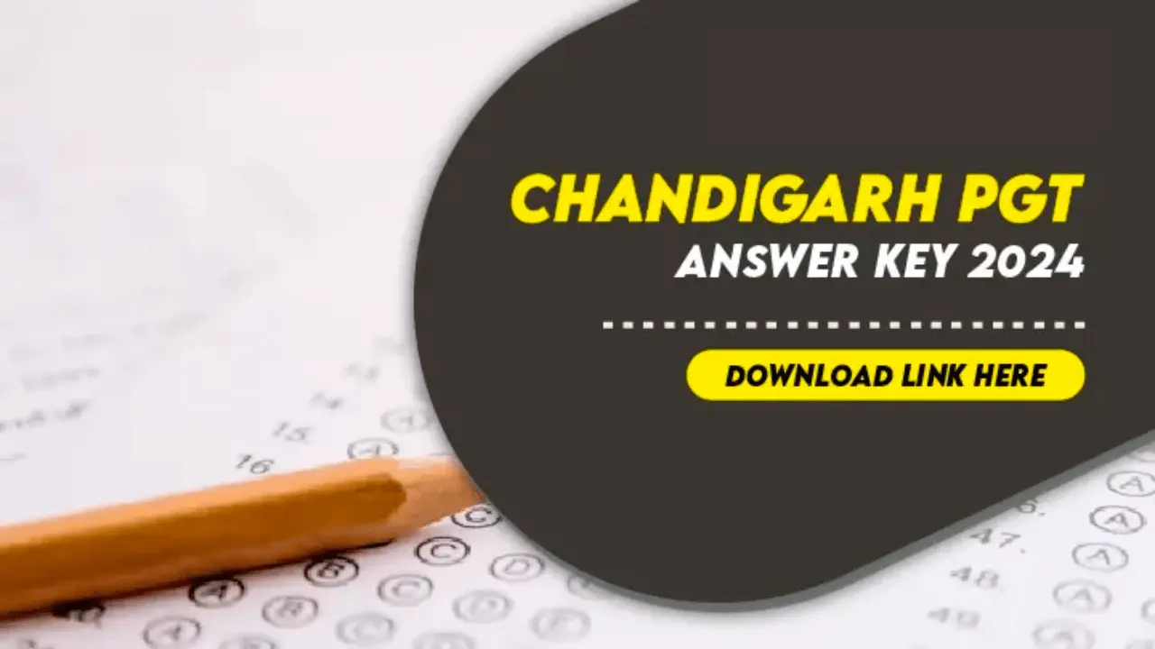 Chandigarh PGT Answer Key 2024