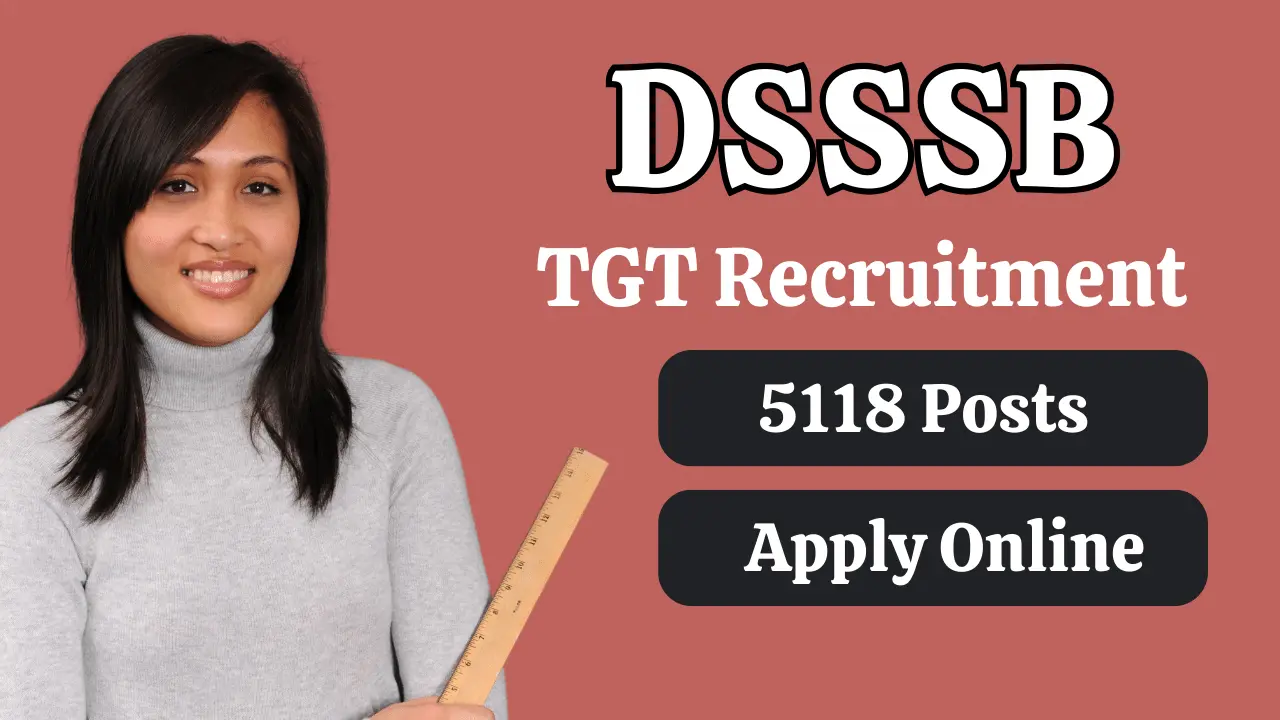 DSSSB TGT Job Vacancies 