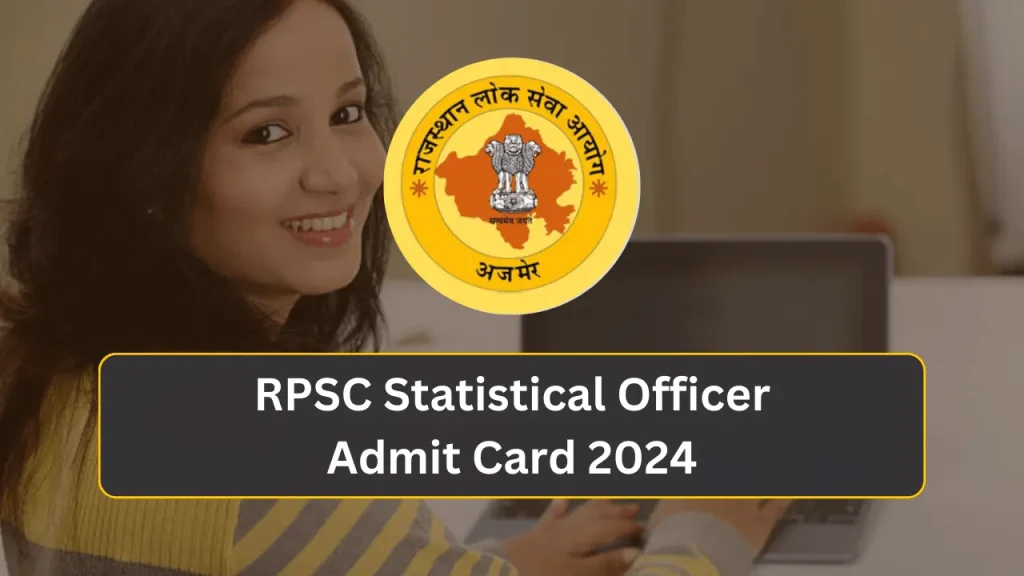 RPSC SO Admit card 2024